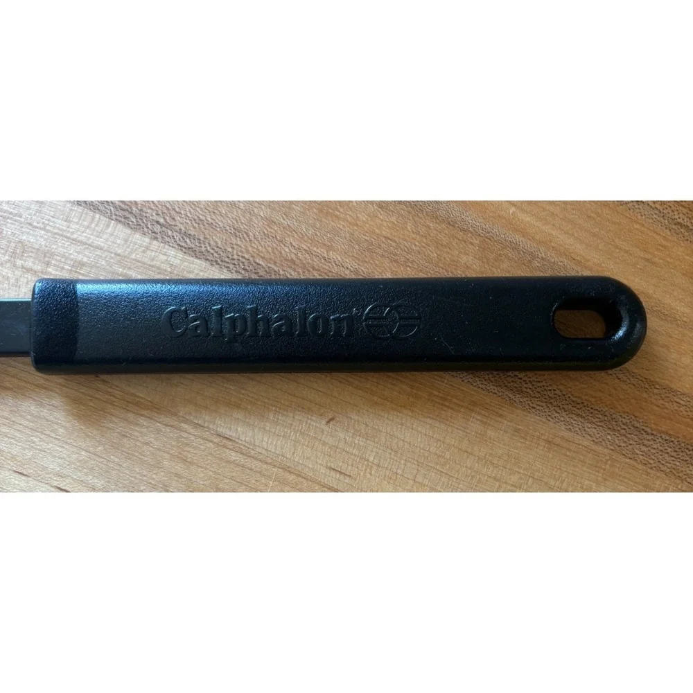 Calphalon Slotted Serving Spoon 8 Slots Nylon Silicone Black 14